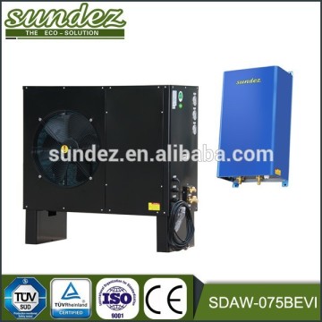 SDAW-075BEVI EVI heat pump reverse cycle heat pumps packaged heat pumps