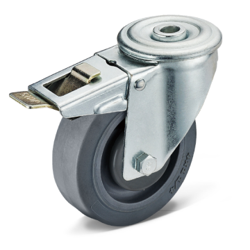 Good appearance twin wheel casters