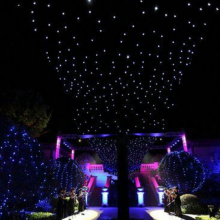 Starry Sky Curtain: LED Star Cloth for Romantic Wedding Decoration