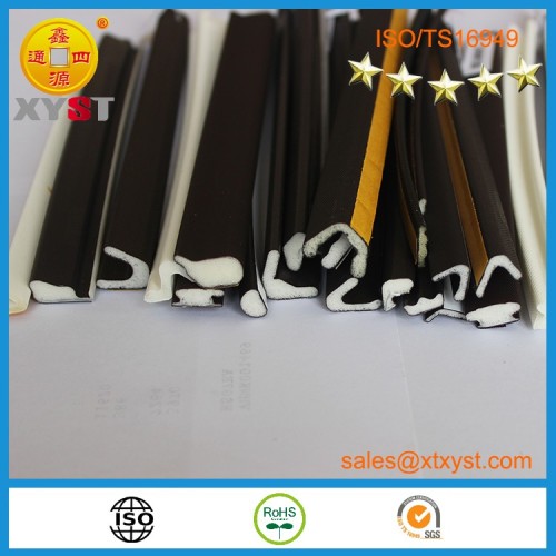 Wooden Door Rubber Seal Extrusion For Decorative/Wooden door frame seal