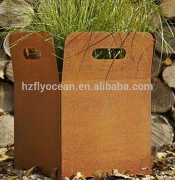 FO-9C07 Modern design Corten Steel planter&flower pot