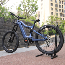 Full Suspension Mid-Drive 1000W Electric Bike with Carbon Frame: M620 Bafang Quadro Model