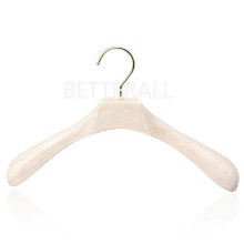 White Wood Hanger for Garment Store