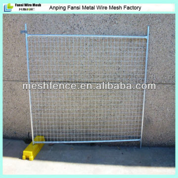 Temporary metal fencing for dogs