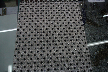 Hot fix adhesive glass strass sheet 24*40cm