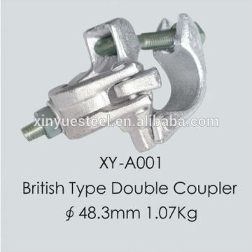 British type double coupler