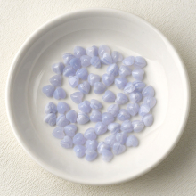 High Quality Blue Lace Agate Heart Shaped Cabochons