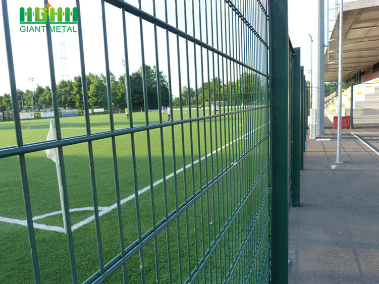 PVC Coated Twill Weave Double Horizontal Wire Fence