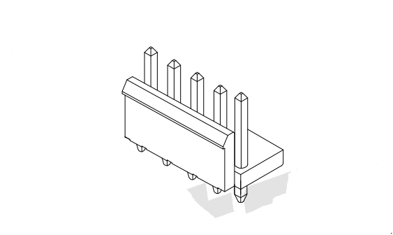 VH3.96mm 180 ° Gofret Konektör Serisi AW3961V-NP