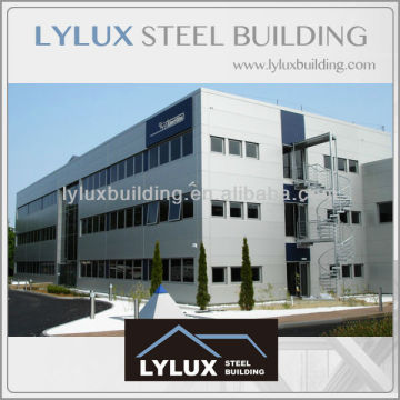 Steel frame prefabricated office prefab office building