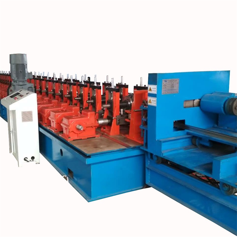 เหล็กชุบสังกะสี PV Rack Roll Forming Machine