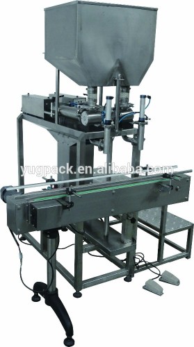 Simple auto filling machine for paste has 2 heads YGF-2JG