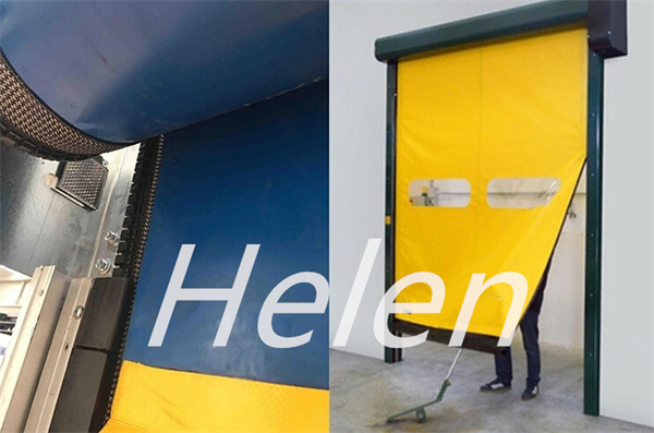 Industrial automatic PVC freezing zipper door