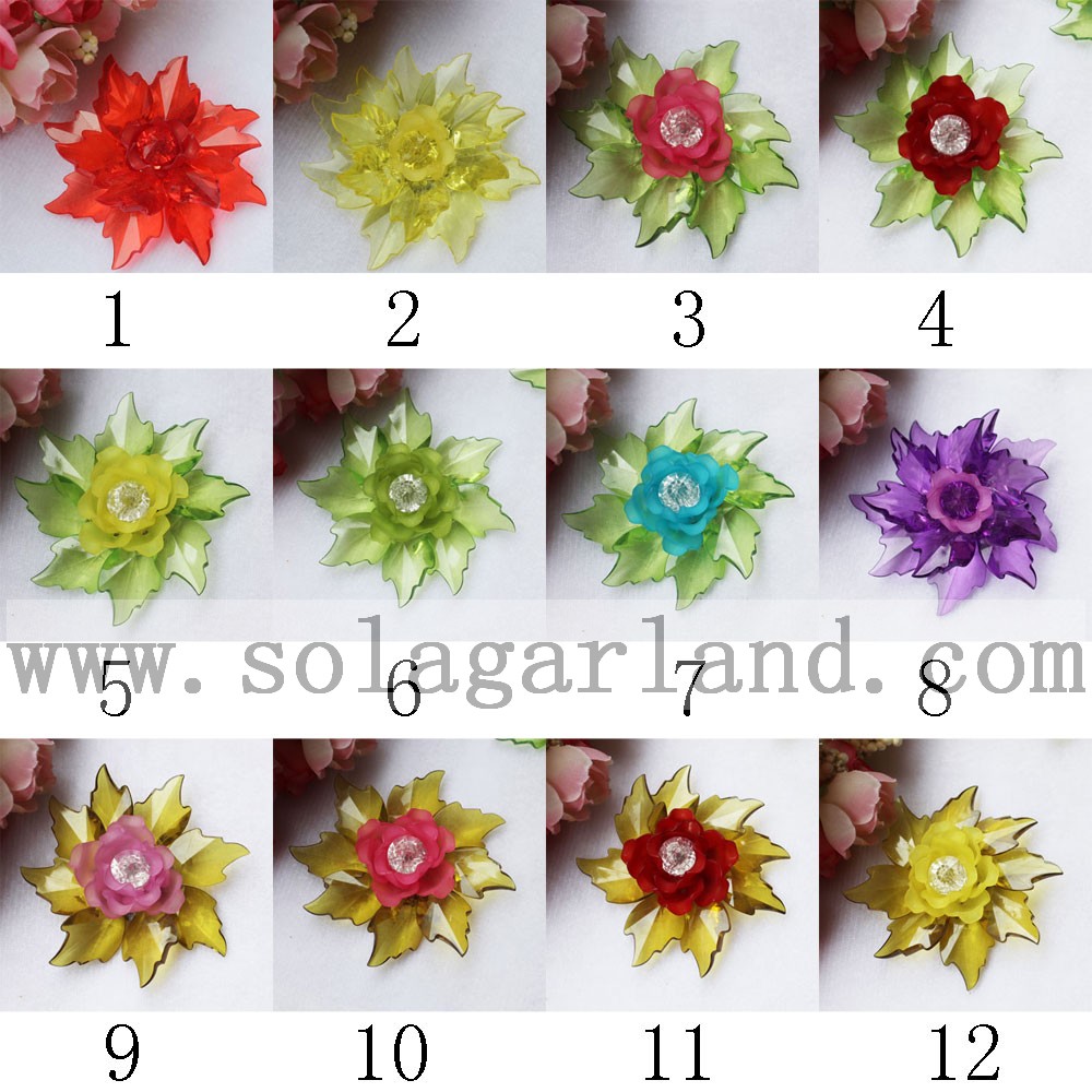 64MM Artificial Multilayer Flower