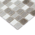 Mosaic Dot Glass Mesh Mounted Waterproof Pool Tile