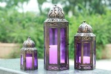Moroccan metal lanterns