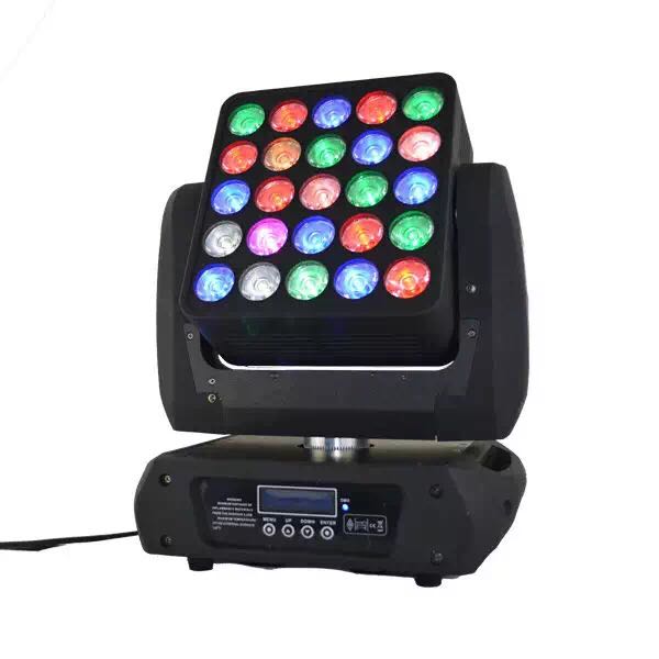 Matrix 5x5 25x12w RGBW LED Pixel Tête mobile