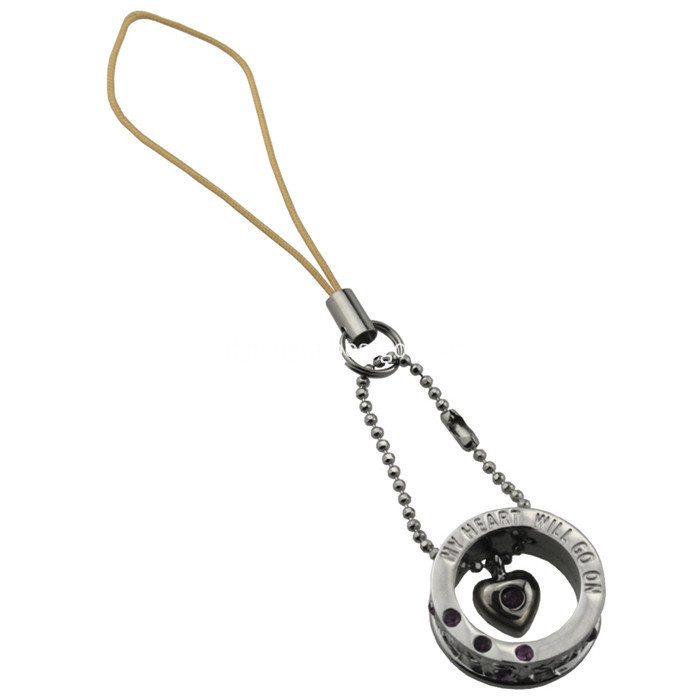 Zinc alloy mobile phone charm