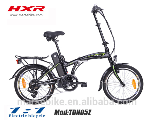 The newest and lightest city folding electric bicycle for bus or the subway