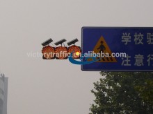 Solar LED traffic blinker light, Solar amber LED traffic blinking light
