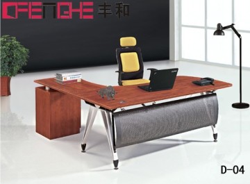 wooden office table design office furniture computer table D-004