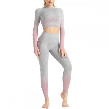 Aktibo nga Yoga Seamless High Waist 2 Pcs