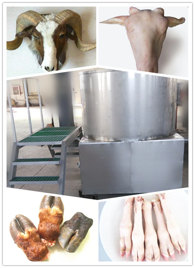 Cattle Cow Sheep Pig Feet Head Dehair Machine