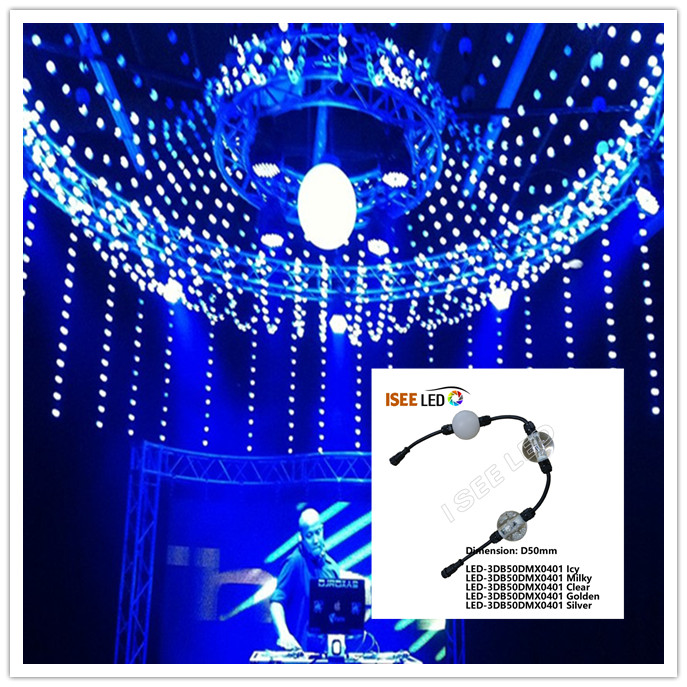 የ LED ደረጃ ብርሃን DMX 3D ኳስ