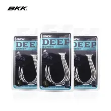 Wholesale BKK 8090-6X-HG Deep Ocean Big Barbed Hooks for Grouper Fishing Jig