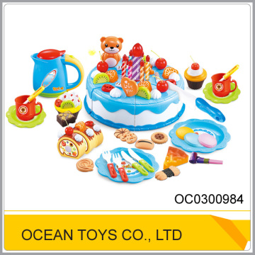 cutting plastic birthday kitchen party cake toys OC0300984