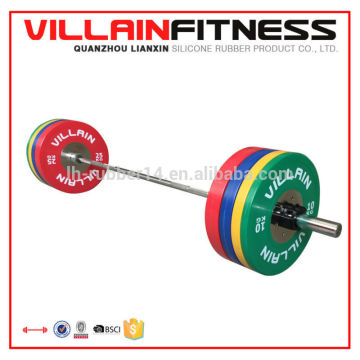 olympic solid rubber bumper weight plates/Crossfit barbell plates/ Olympic Rubber Bumper Plates