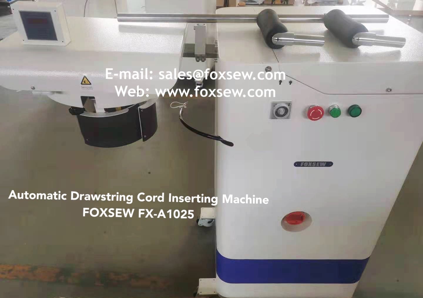 Automatic Drawstring Cord Inserting Machine FOXSEW FX-A1025 -3