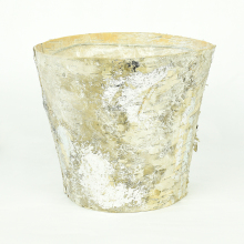 BSCI Natural birch bark flower pot home gardening