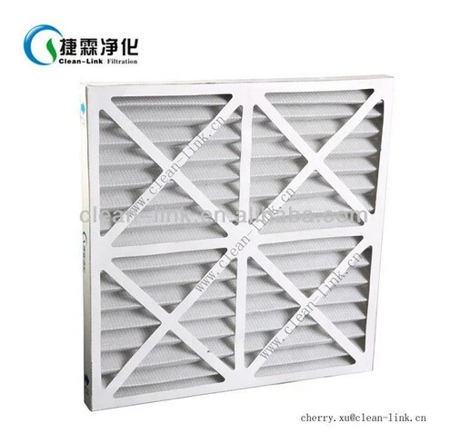 Foldaway Paper Frame Filter, Air Filter with Cardboard