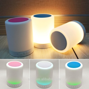 New Gift Touch sensor table lamp bluetooth speaker