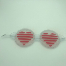 Heart PVC Sleep Verwarming PVC Oogmasker