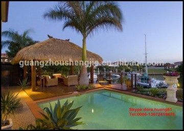 SJH082905 artificial thatch roofing synthetic thatch gazebo synthetic thatch roofing