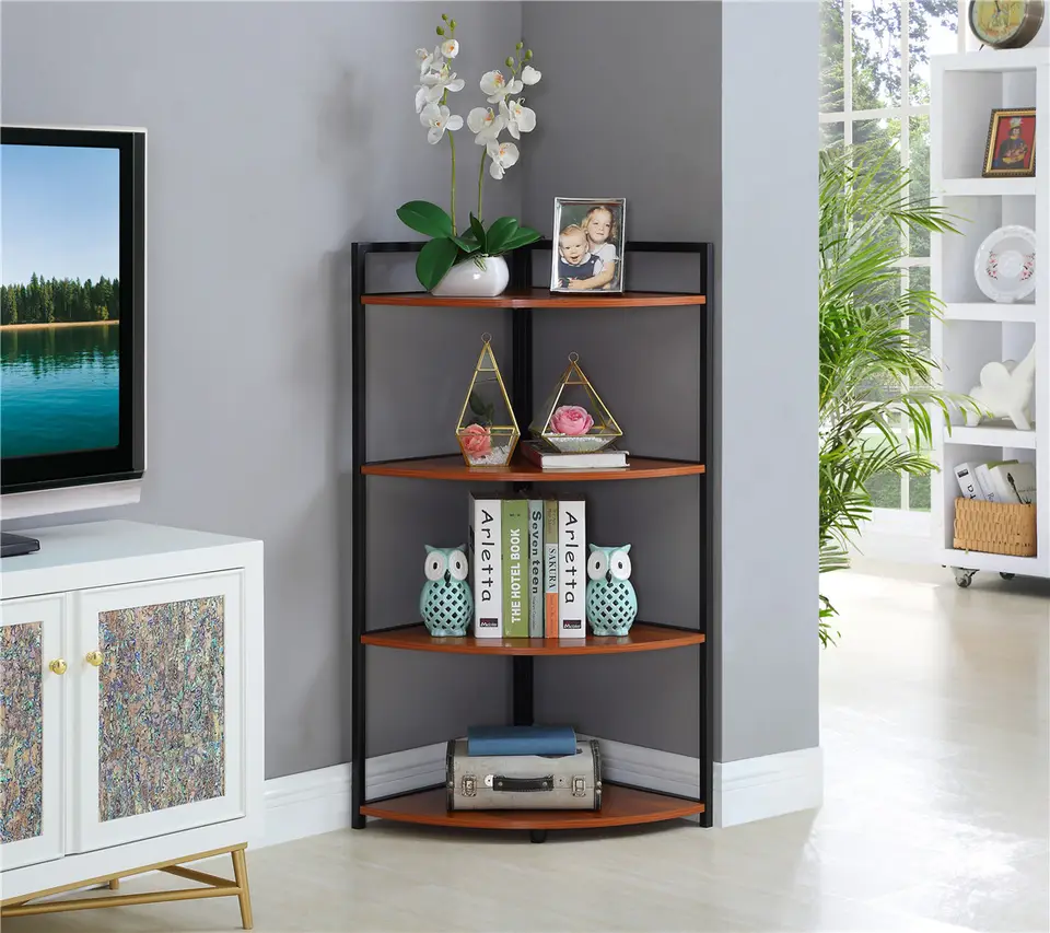 Household Living room corner Multi-layer shelf storage racks