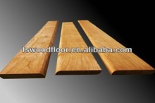 teak wooden wall skirting board