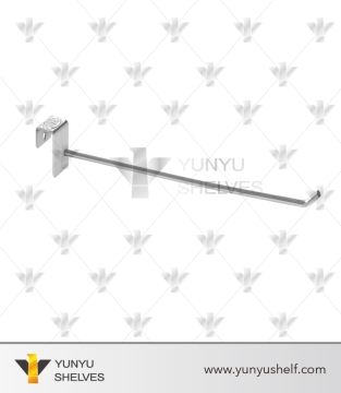 wholesale chrome-plated slatwall pegboard wire display hooks