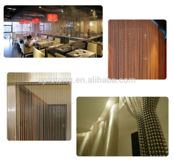 Modern string curtain/String curtain with metal beads