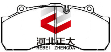 Bus brake pad WVA29143