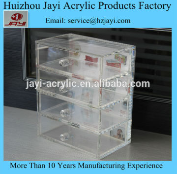 Made in China acrylic clear drawer storage box, clear acrylic drawer box