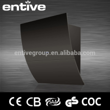 Black tempered glass kitchen aire range hood prices
