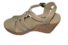 Designer Light Weight 10.5cm Heels Beige Pu Womens Gladiator Sandal