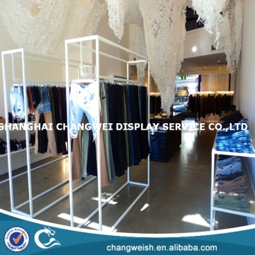 metal hanging display racks,hanging display stands for clothes shop