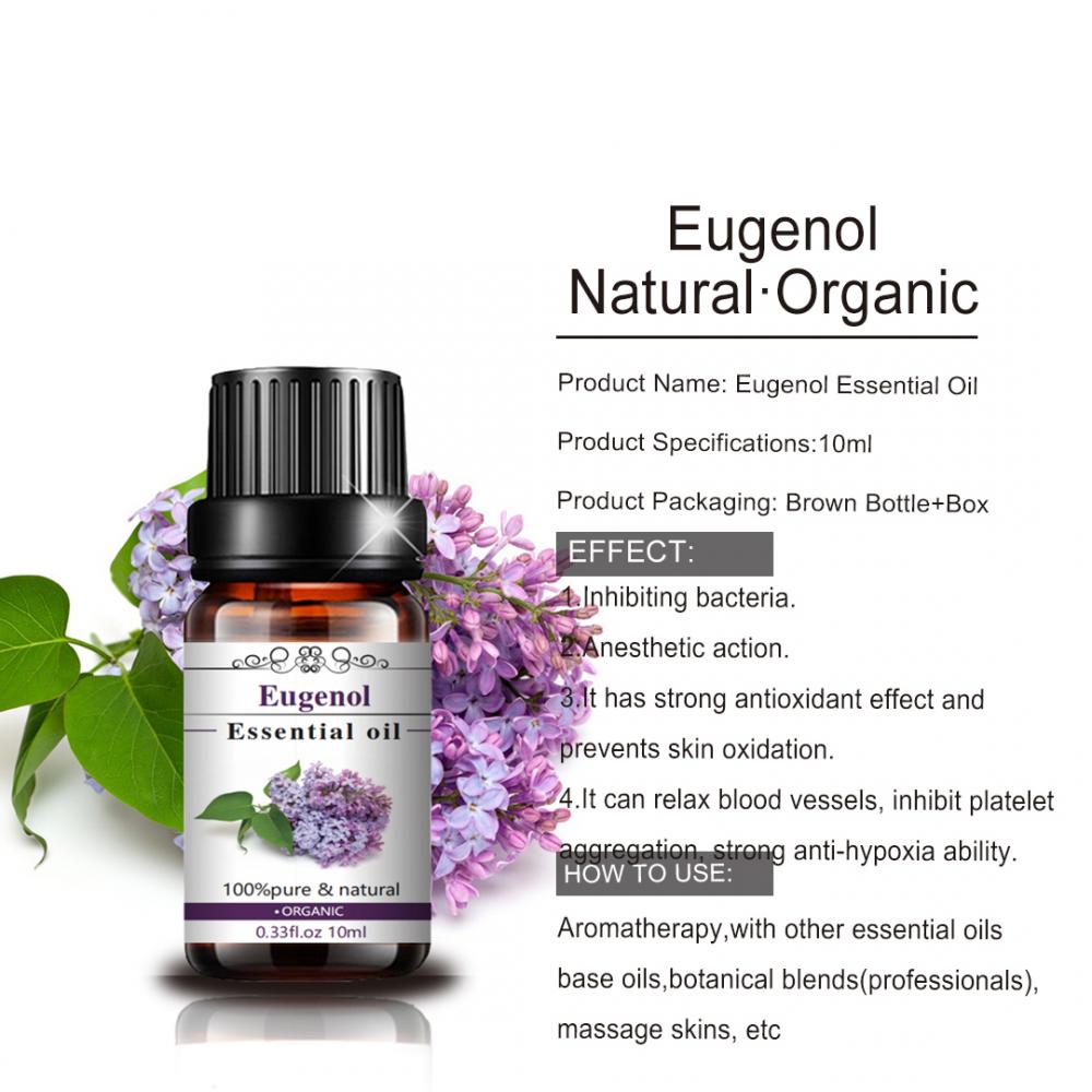 Suministro de fábrica El mejor precio Pure Natural Eugenol Oil Eugenol