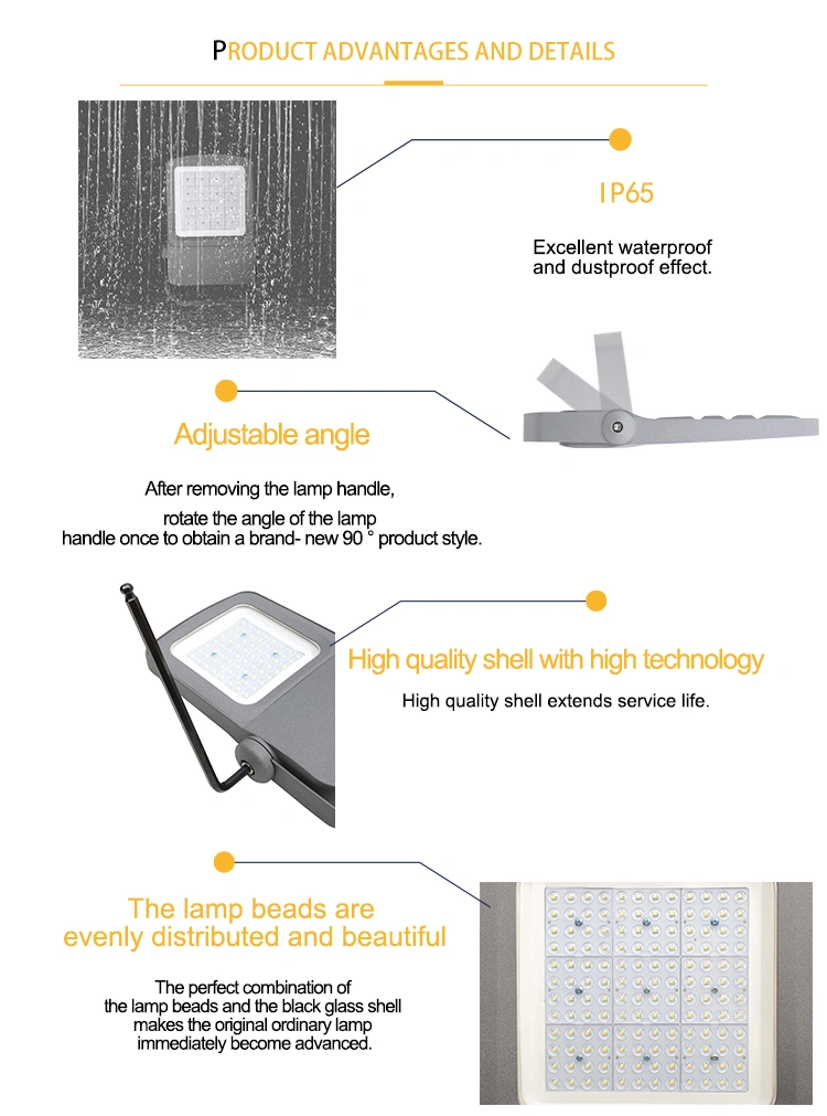 30W IP66 Outdoor CE LED Floodlight Fixture