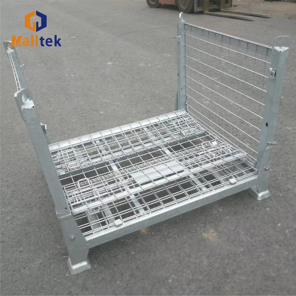 Hot/cold galvanization warehouse transport pallet cage