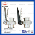 Hygienic Stainless Steel Welded Manual Butterfly Valve